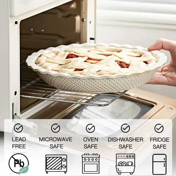 Premium Ceramic Pie Pan Bulk, Custom Baking Pan Wholesale - Image 3