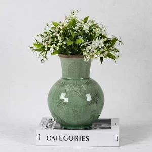 bulk-ceramic-flower-vase-soft-green-color-art-ornaments-1