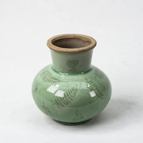 bulk-ceramic-flower-vase-soft-green-color-art-ornaments-2