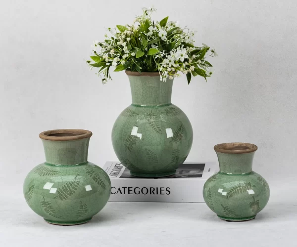 bulk-ceramic-flower-vase-soft-green-color-art-ornaments-5