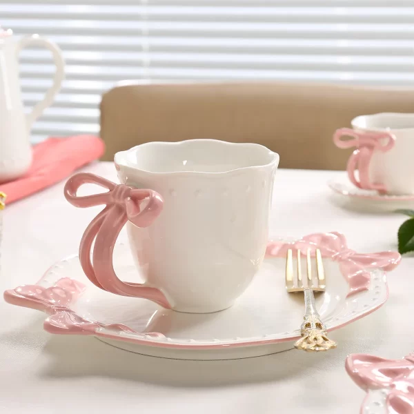 wedding-ceramic-tableware-set-in-bulk-with-bow-decorated-1