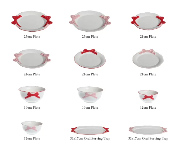 wedding-ceramic-tableware-set-in-bulk-with-bow-decorated-6