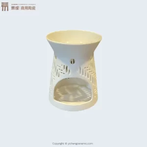 custom-ceramic-wax-melter-with-retro-hollow-style-for-home-1
