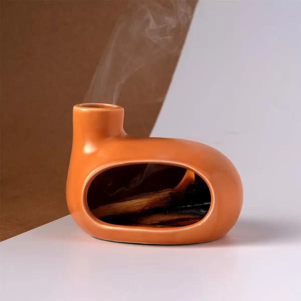 benutzerdefinierte Keramik-Wachsschmelzer-Schornstein-Palo-Santo-Halter-2