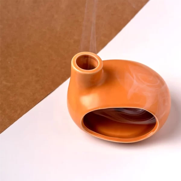 benutzerdefinierte keramische Wachsschmelzer-Schornstein-Palo-Santo-Halter-6
