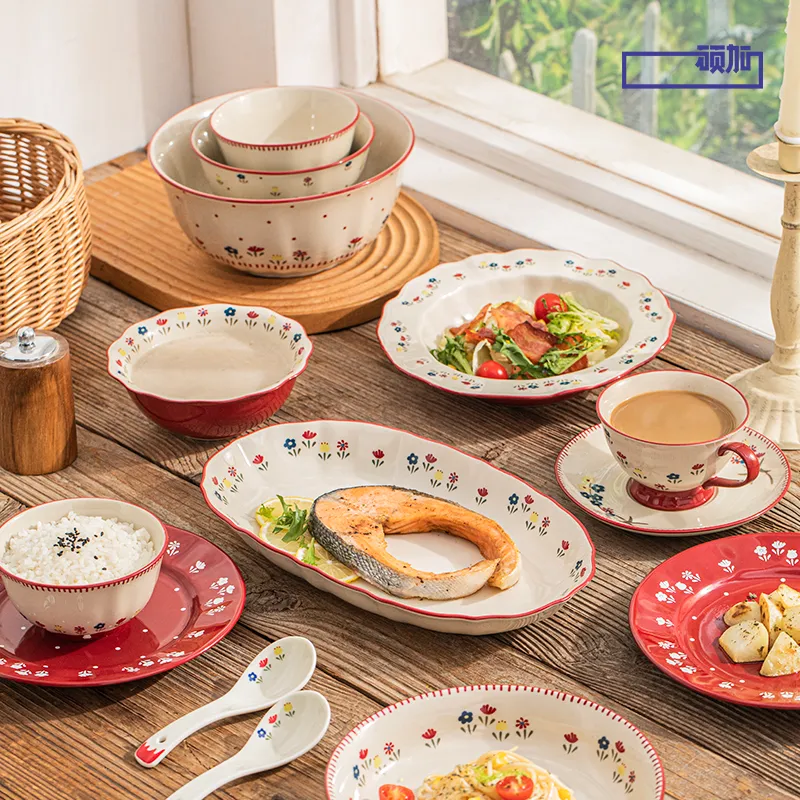solecasa-bulk-ceramic-tableware-set-vintage-style-dinnerware-3