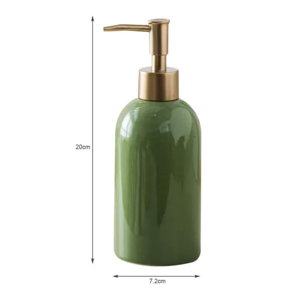 dispensadores de loción a granel - botellas de loción cerámicas minimalistas - suministro 4