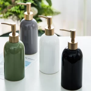 dispensadores de loción-minimalistas-botellas de loción-cerámica-a-granel-suministro-8