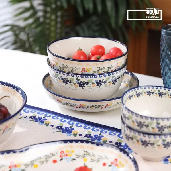 Rustic-Vintage-Wholesale-Dinnerware-Plate-Bowl-Cup-Sets-2