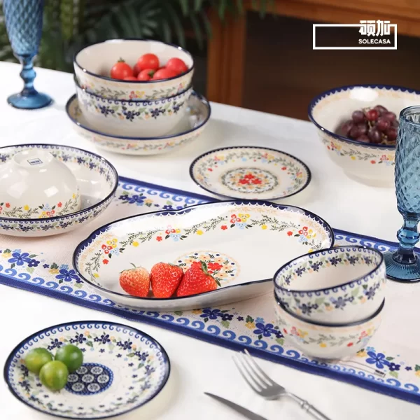 Rustic-Vintage-Wholesale-Dinnerware-Plate-Bowl-Cup-Sets-4