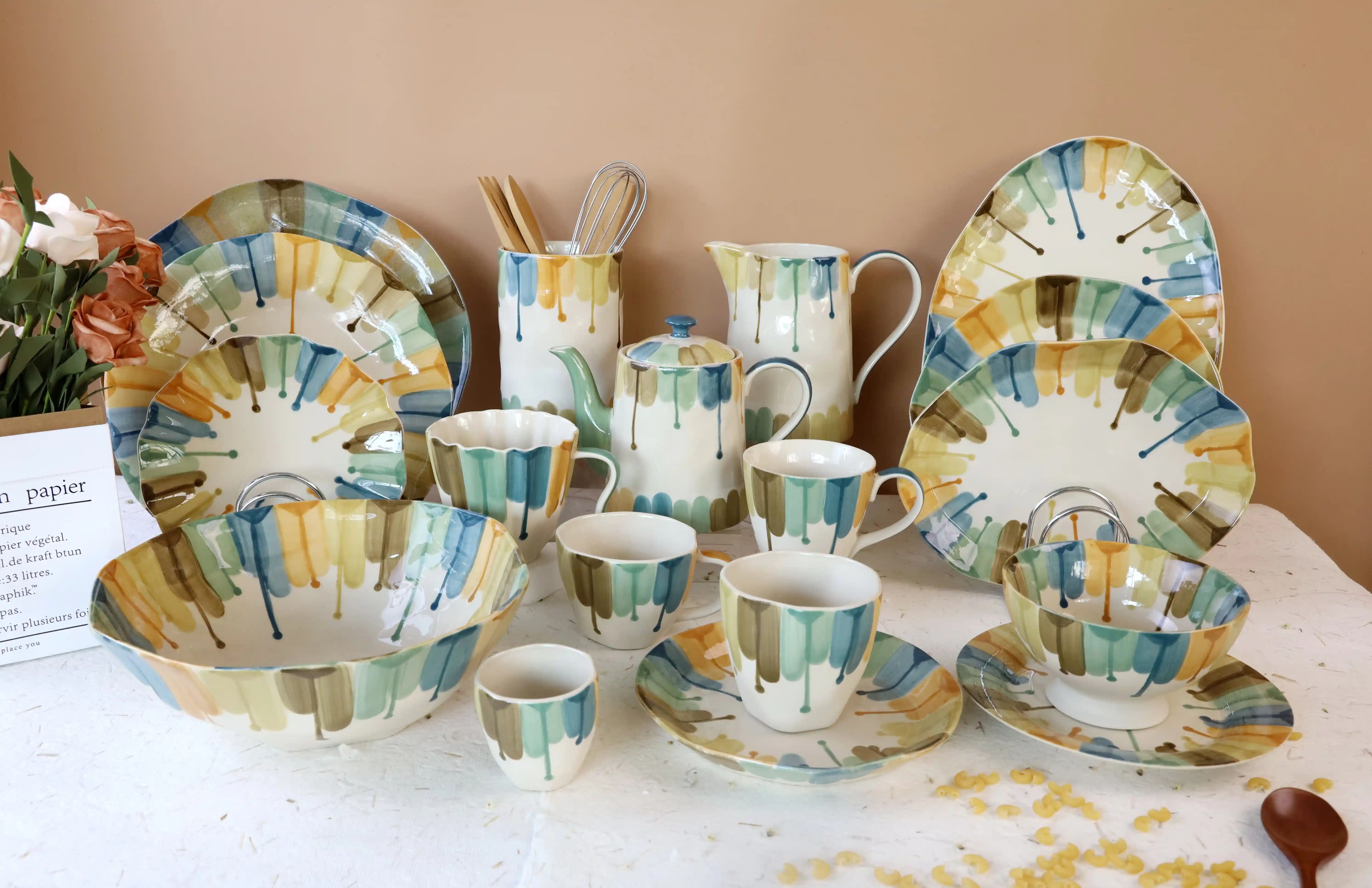 unique-dinnerware-sets-wholesale-custom-pottery-tea-set-1