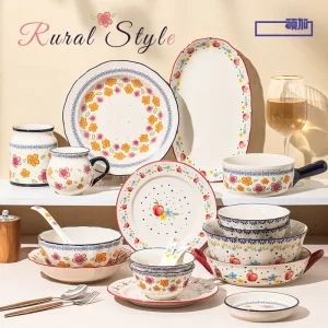 rustic-catering-dinnerware-wholesale-with-overglaze-decal-1
