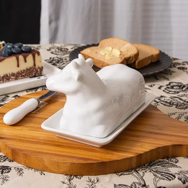 wholesale-ceramic-butter-dishes-cow-shaped-butter-keeper-3