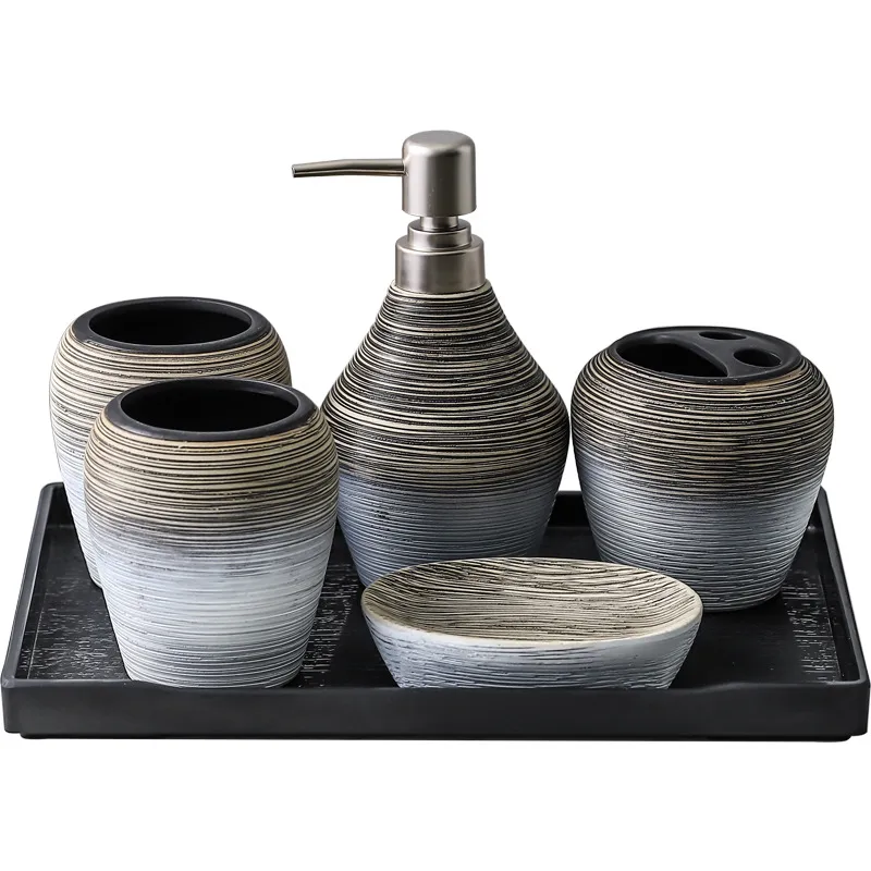 5-piece-bathroom-set-wholesale-grey-ceramic-accessories-kit-1