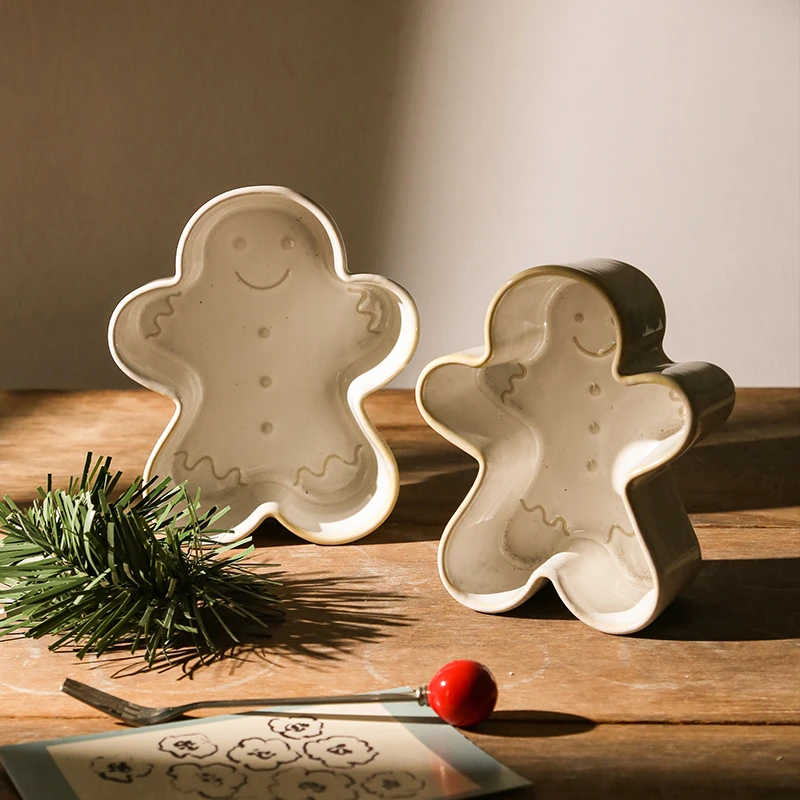 wholesale-ceramic-nut-bowl-gingerbread-man-snack-platter-2